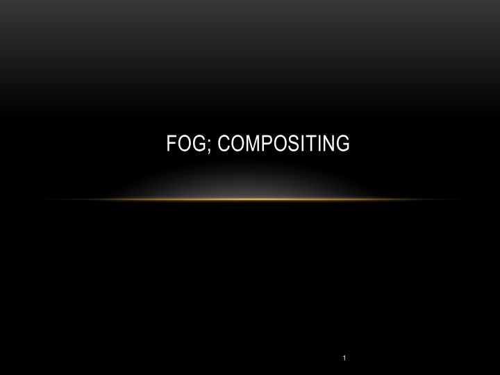 fog compositing