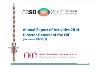 1  Contents  Institutional activities  Scientific activities  Animal health information  Direct