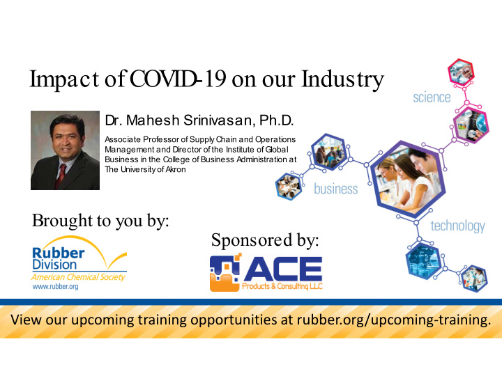 impact of cov id 19 on our industry
