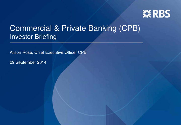 commercial private banking cpb