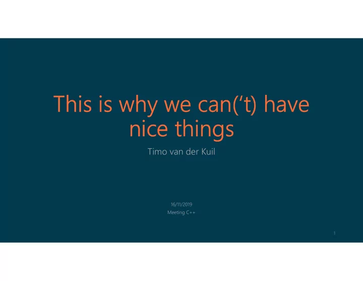 this is why we can t have nice things