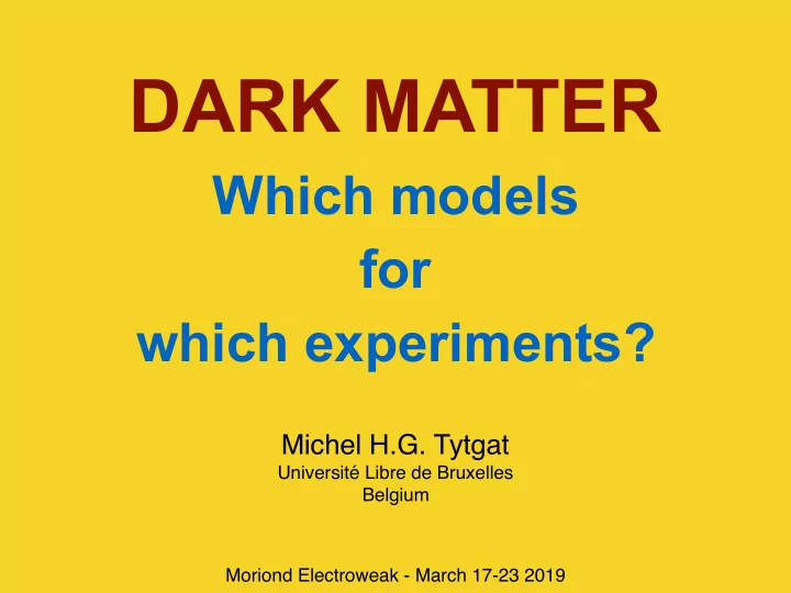dark matter