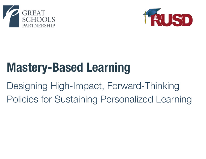 mastery based learning