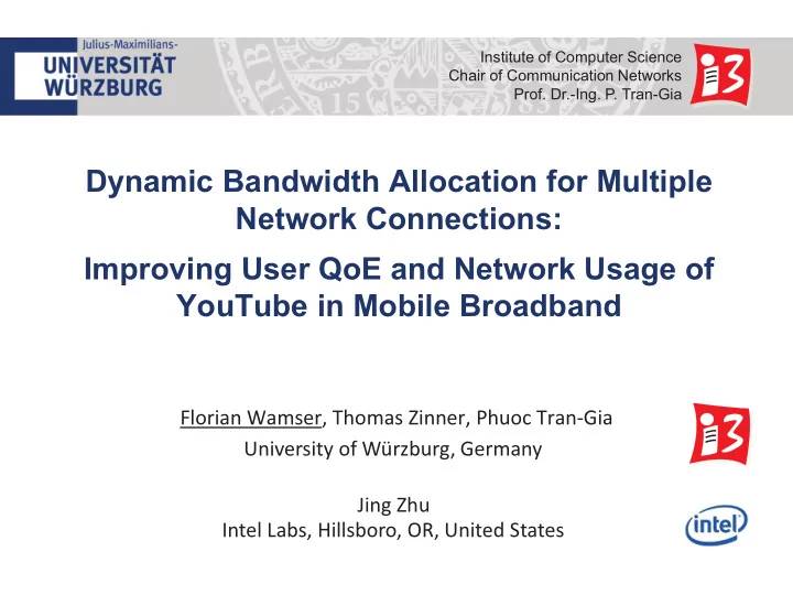 improving user qoe and network usage of