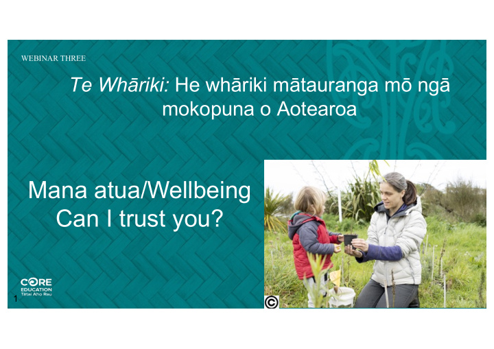 mana atua wellbeing can i trust you