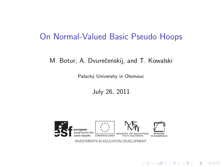 on normal valued basic pseudo hoops