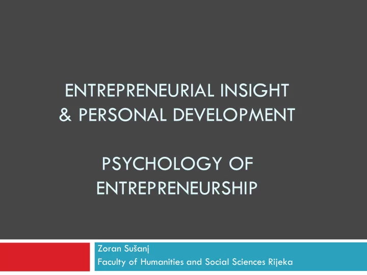 personal development psychology of