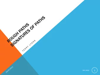 1  SAN DIEGO  NOTES I  The  he ma  main o  n origina  nal p  l paper