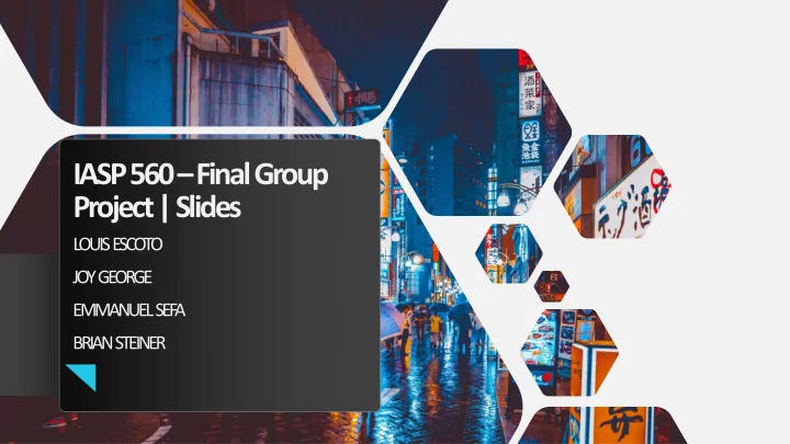 iasp 560 final group