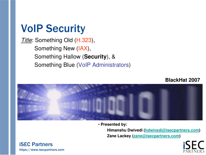voip security