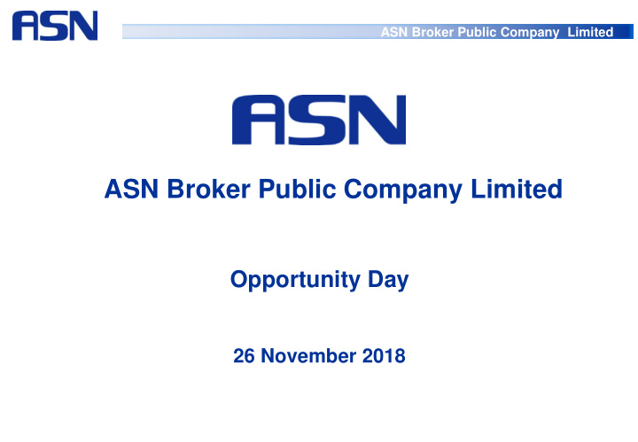 asn broker public company limited
