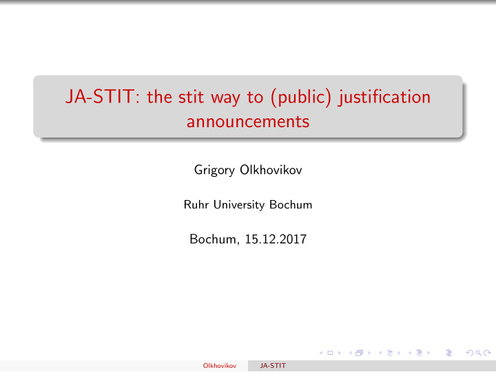 ja stit the stit way to public justification announcements