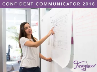 C O N F I D E N T  C O M M U N I C AT O R  2 0 1 8  A C C E N T  R E D U C T I O N    J E F F R