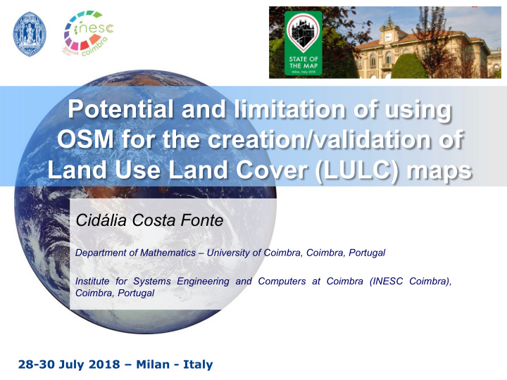 potential and limitation of using osm for the creation