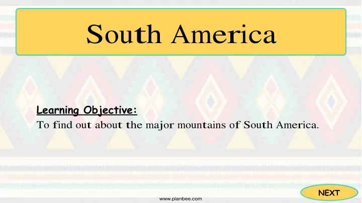 south america