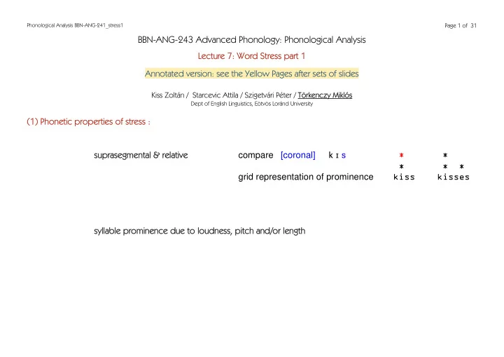 bbn ang 243 advanced phonology phonological analysis