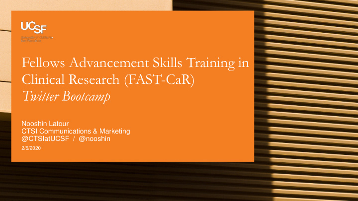 fellows advancement skills training in clinical research