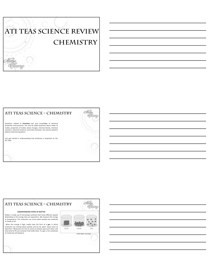 ati teas science review chemistry