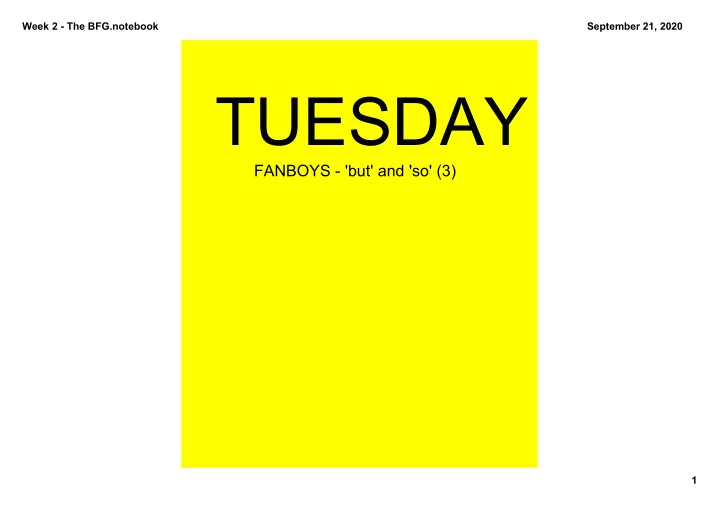 tuesday