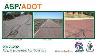 ASP/ADOT  Slide Rock State Park  Catalina State Park  Homolovi State Park  Arizona State Parks