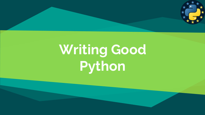 python but python is already great
