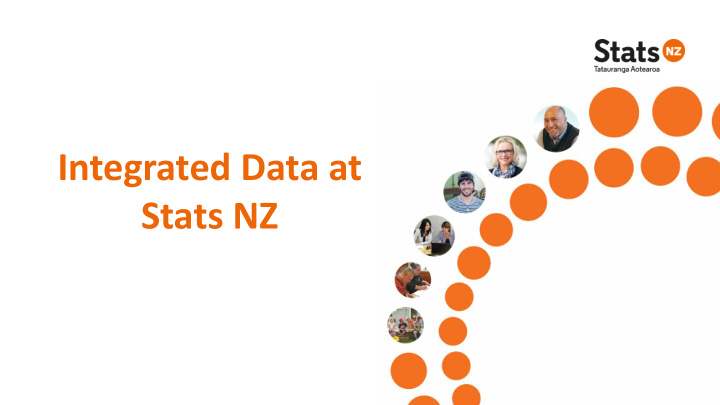 integrated data at stats nz stats nz