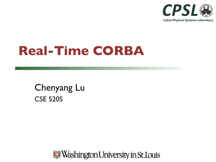 real time corba