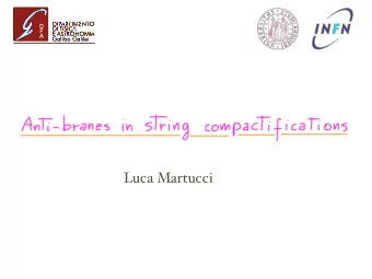 Luca Martucci  Recent swampland conjectures imply no de Sitter vacua in string theory!  [Obied,