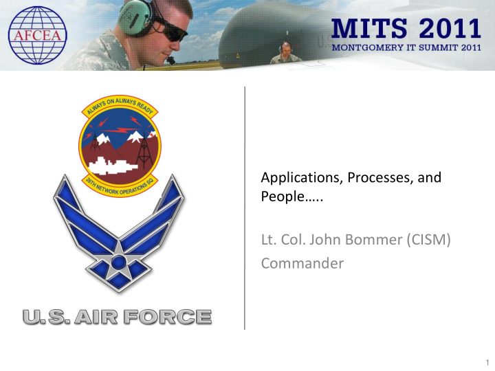 lt col john bommer cism