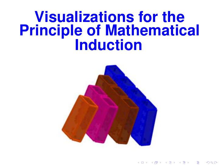 visualizations for the principle of mathematical