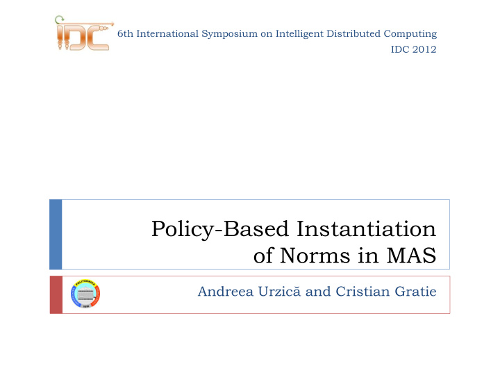 policy based instantiation