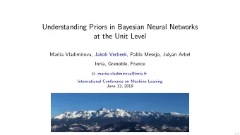 Understanding Priors in Bayesian Neural Networks  at the Unit Level  Mariia Vladimirova, Jakob