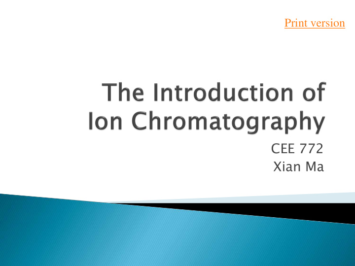 cee 772 xian ma 1 introduction what is ic what are their