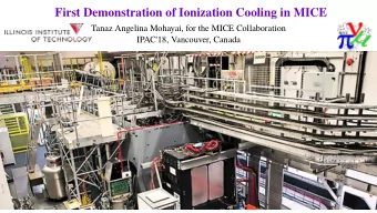 F  i  r  s  t  D  e  m  o  n  s  t  r  a  t  i  o  n  o  f  I  o  n  i  z  a  t  i  o  n  C  o  o