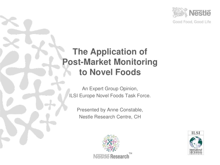 the application of post market monitoring to novel foods