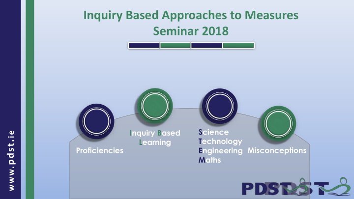 inquiry based approaches to measures