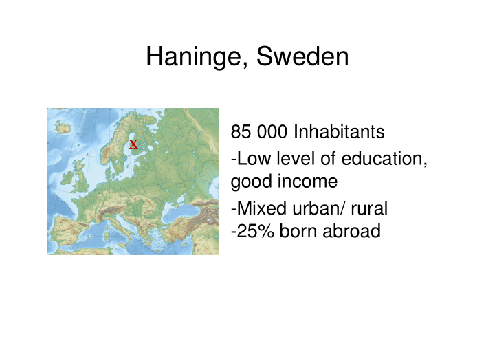 haninge sweden