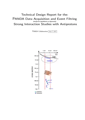 Technical Design Report for the:  PANDA Data Acquisition and Event Filtring  (AntiProton