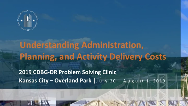 understanding administration planning and activity