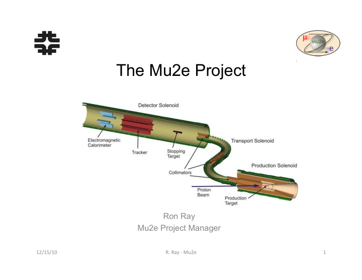 the mu2e project