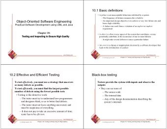 10.1 Basic definitions A B&quot; failure