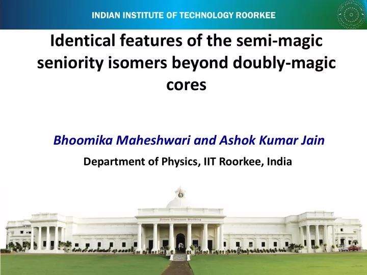 identical features of the semi magic