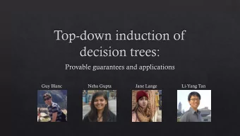 Guy Blanc  Neha Gupta  Jane Lange  Li-Yang Tan  !  x  f(x)  000010101  -1  &quot;  #