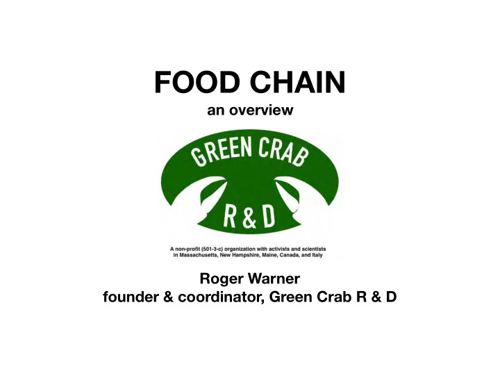 food chain