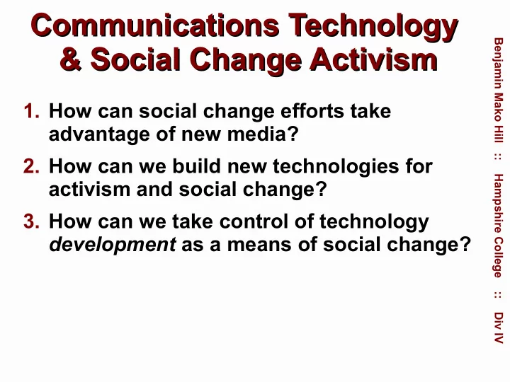 communications technology communications technology