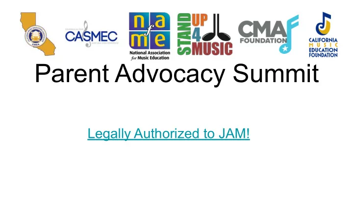 parent advocacy summit