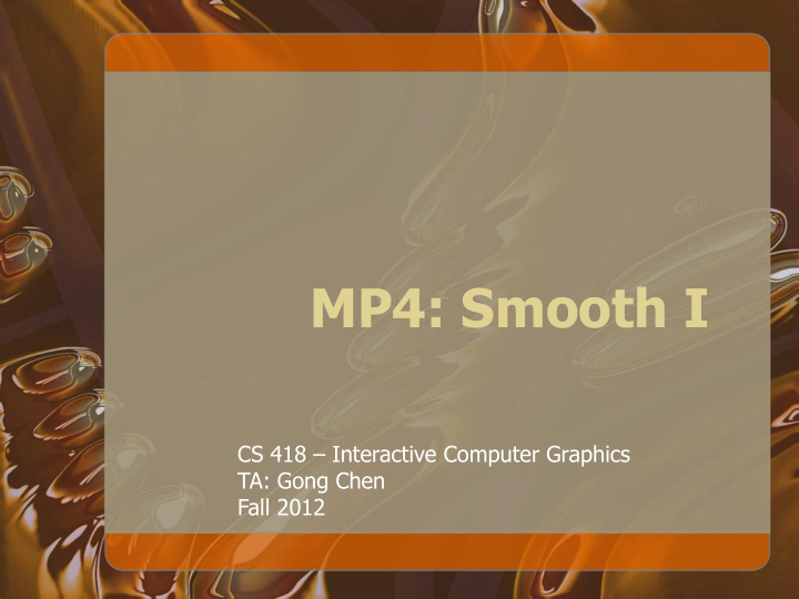 mp4 smooth i