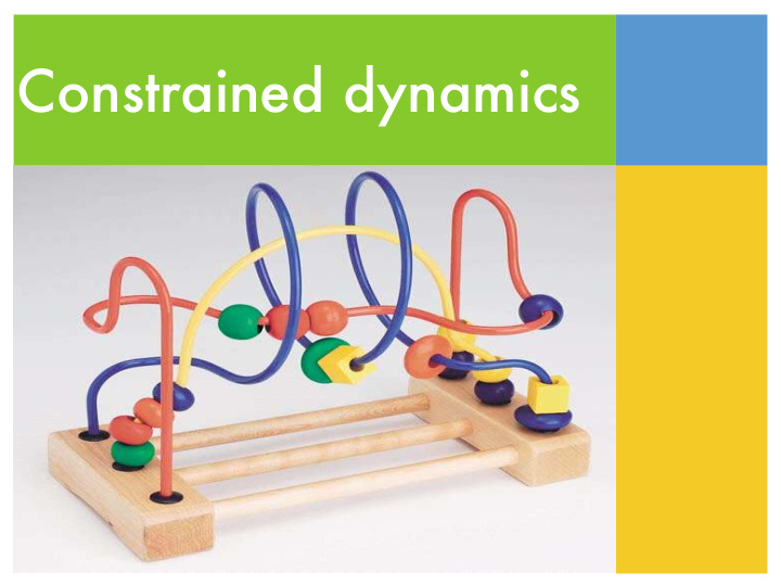 constrained dynamics