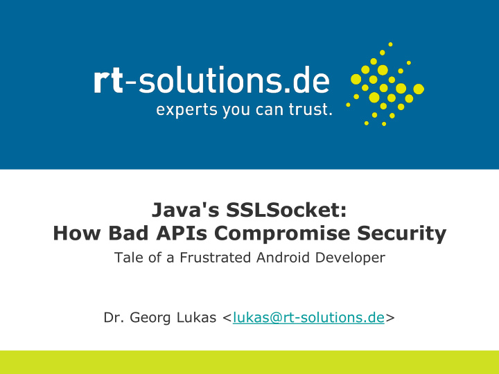 how bad apis compromise security