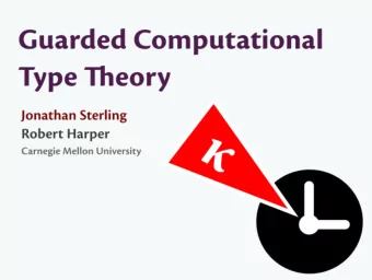 Tie story begins almost 50 years ago with the invention of domain theory and denotational semantics